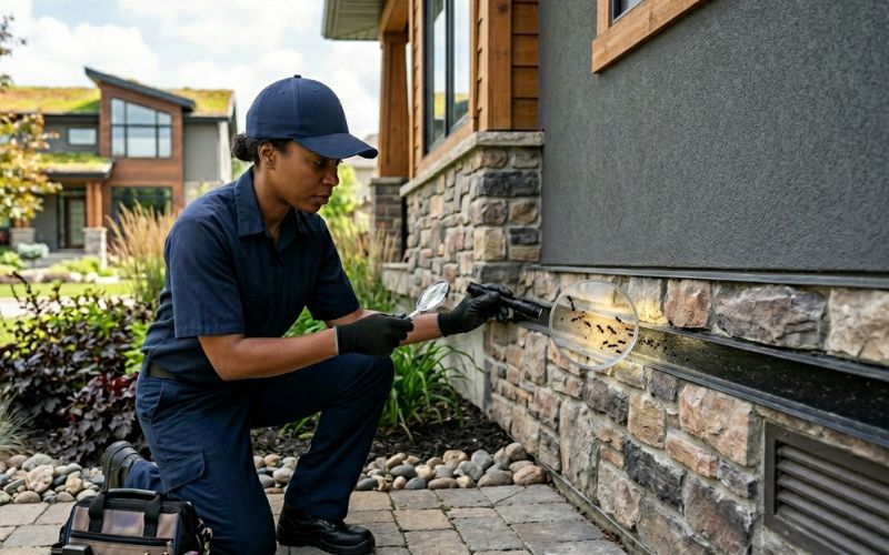 Exterminateur de fourmis charpentières à Rosemère