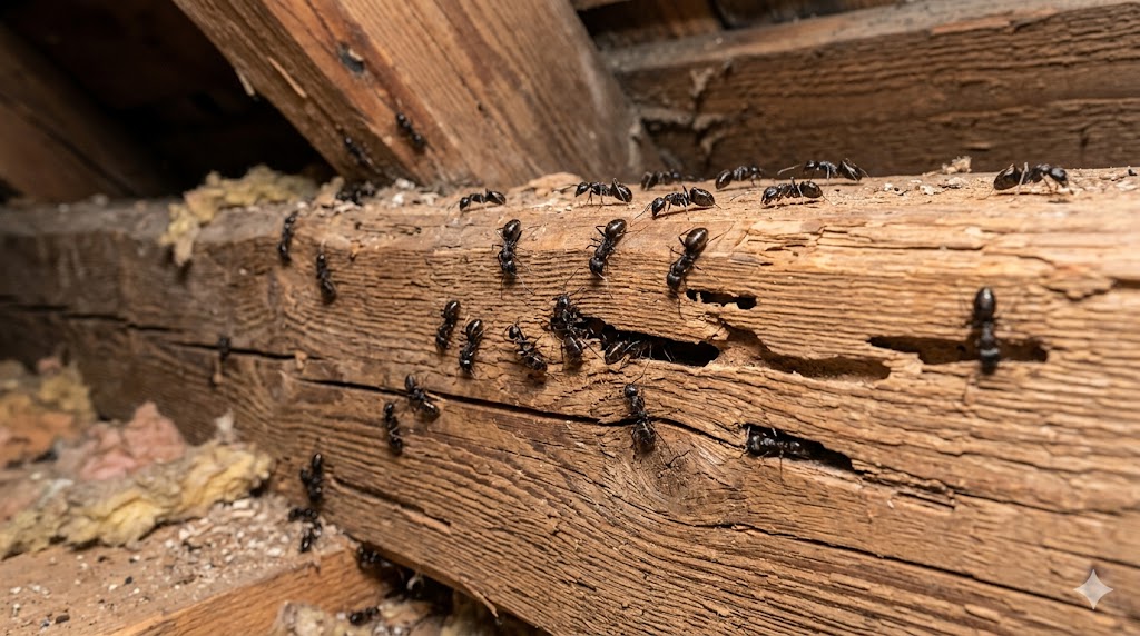 exterminateur de fourmis charpentières à saint-sauveur