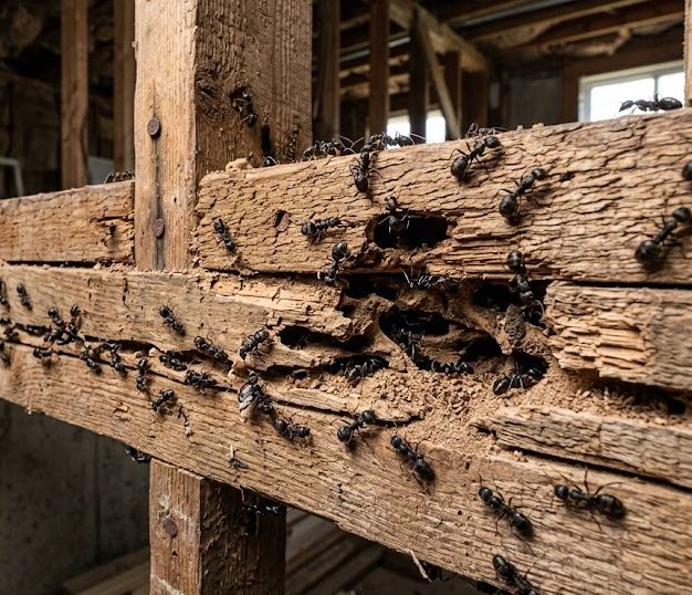 Exterminateur de fourmis charpentières à L'Épiphanie
